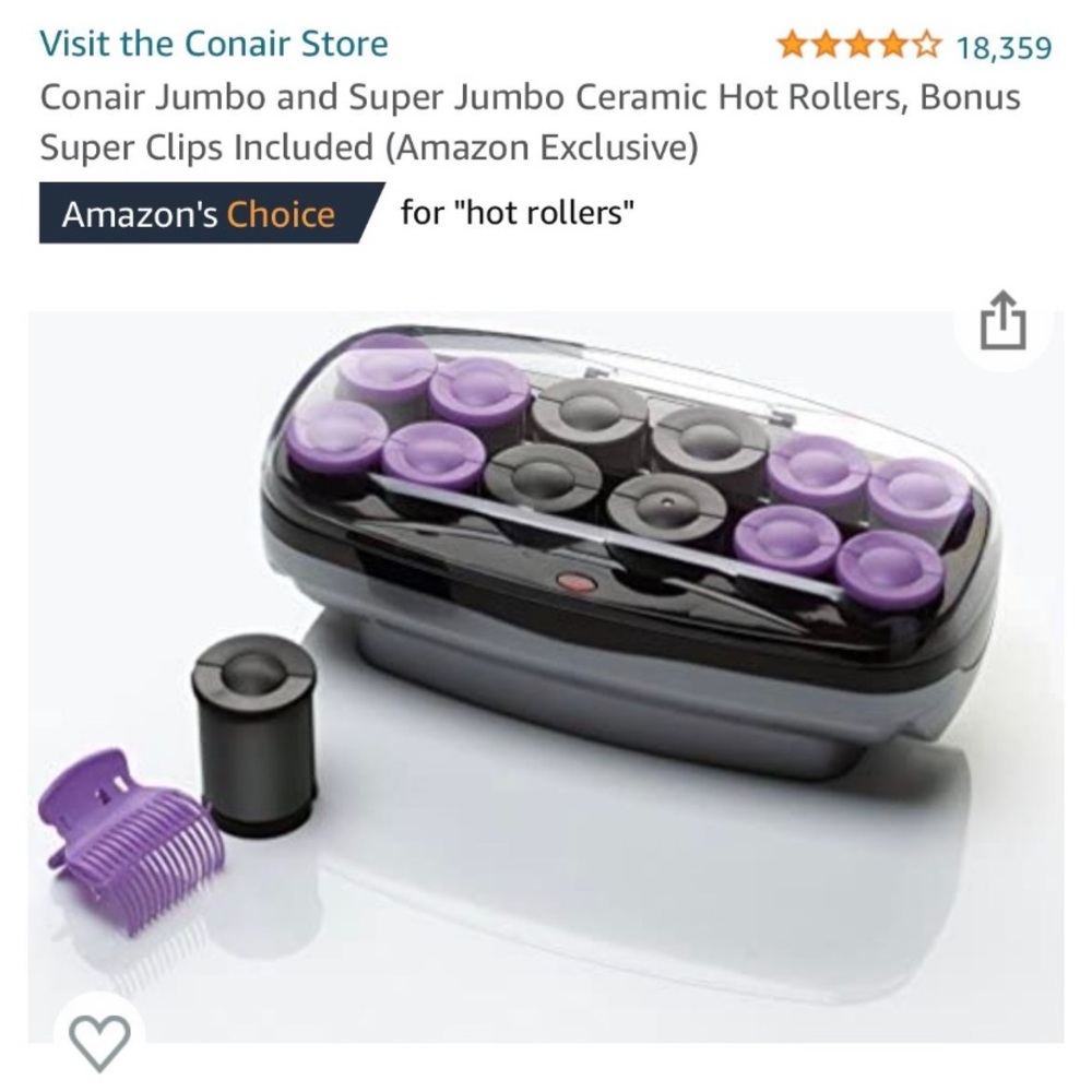 Conair Hot Rollers ceramic 2 pack!!!